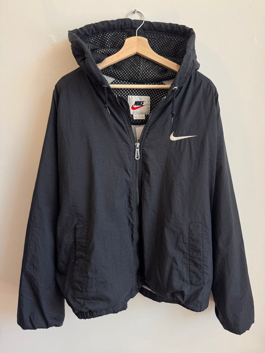 90s Nike Black Essential Jacket (L)