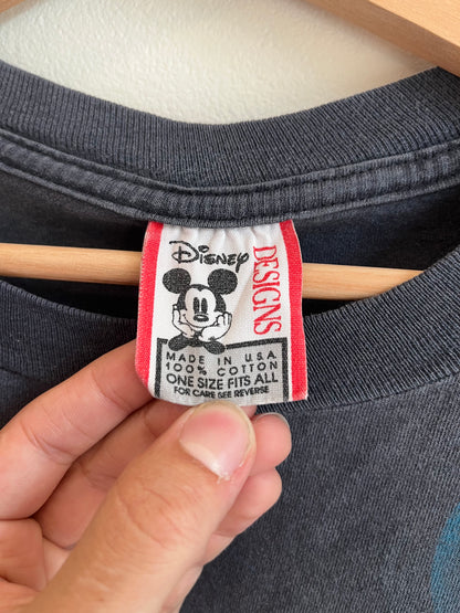90s Disney Designs Ghost Faded Mickey Mouse Breakthrough Tee (XL)