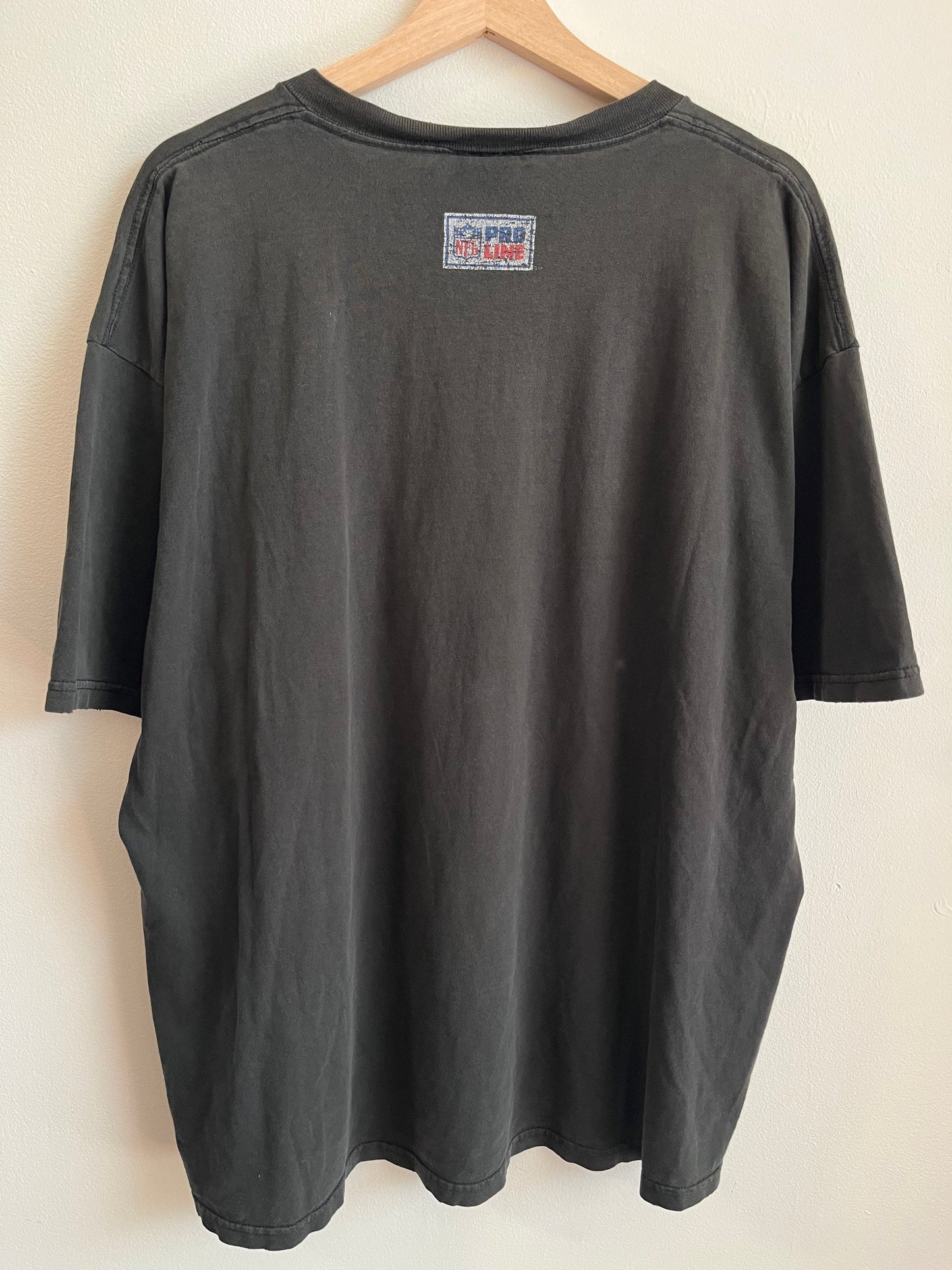 90s Pittsburgh Steelers Nike Football Black Tee (XL)