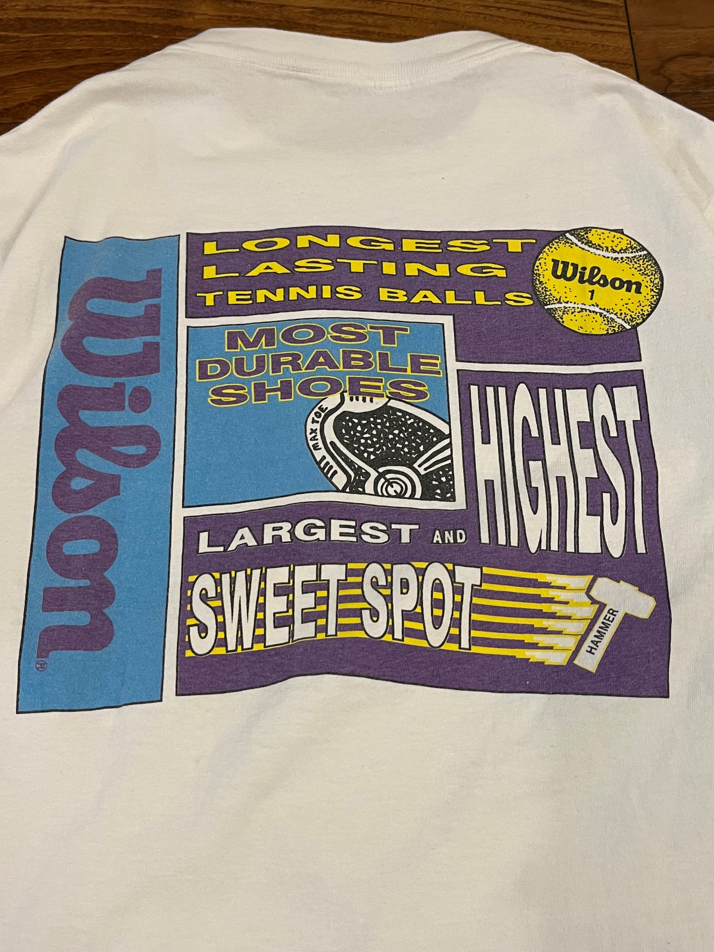 90s Wilson Team ETA Tennis Tee (M)