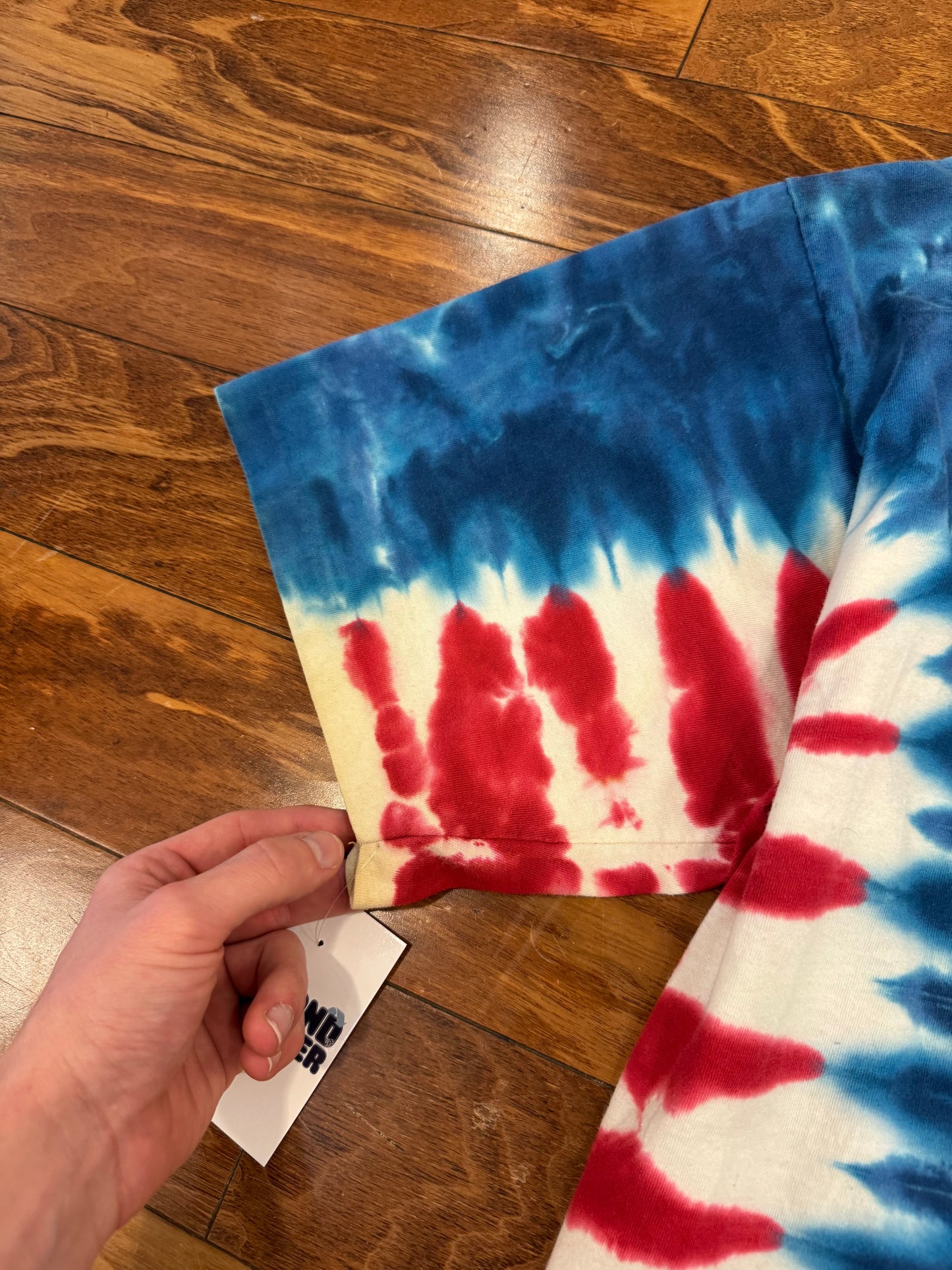 2011 Harley Davidson Red/White/Blue Tie Dye Tee (XXL)