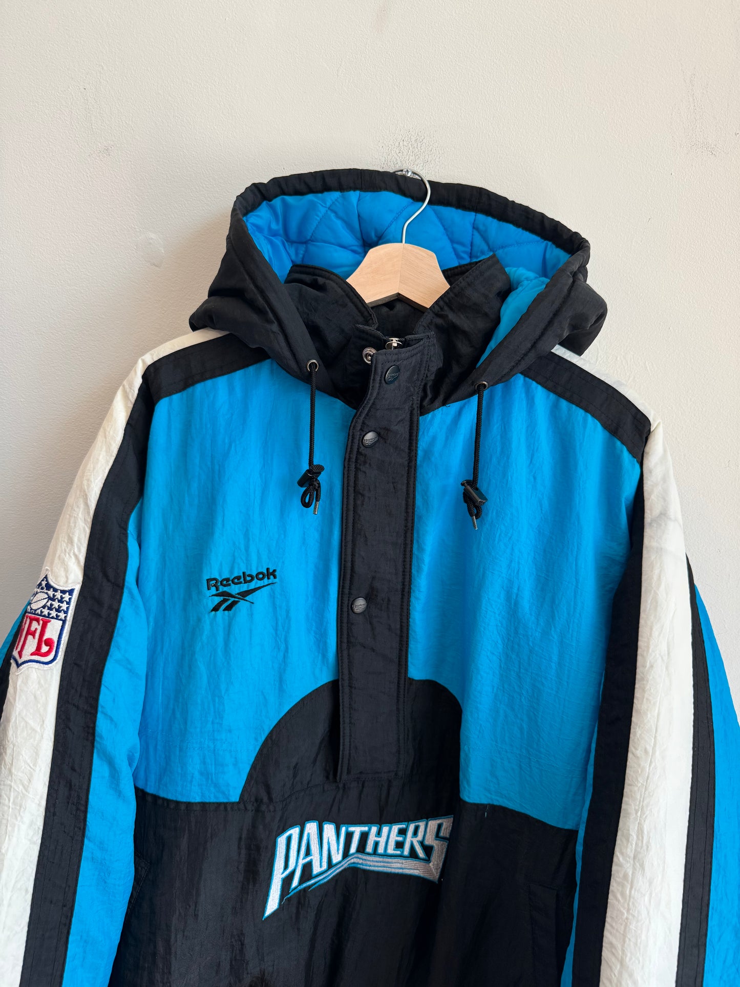 90s Carolina Panthers Reebok Pro Line Puffer Jacket (XL)