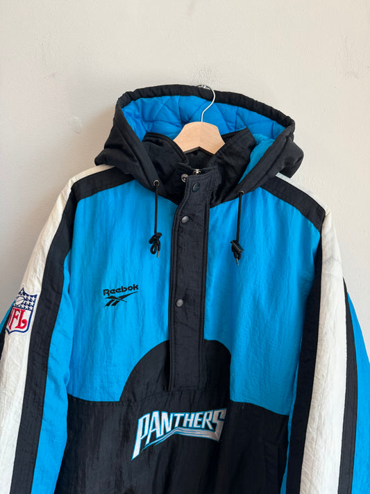 90s Carolina Panthers Reebok Pro Line Puffer Jacket (XL)