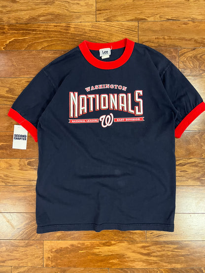 2005 Washington Nationals Vintage Ringer MLB Tee (L)