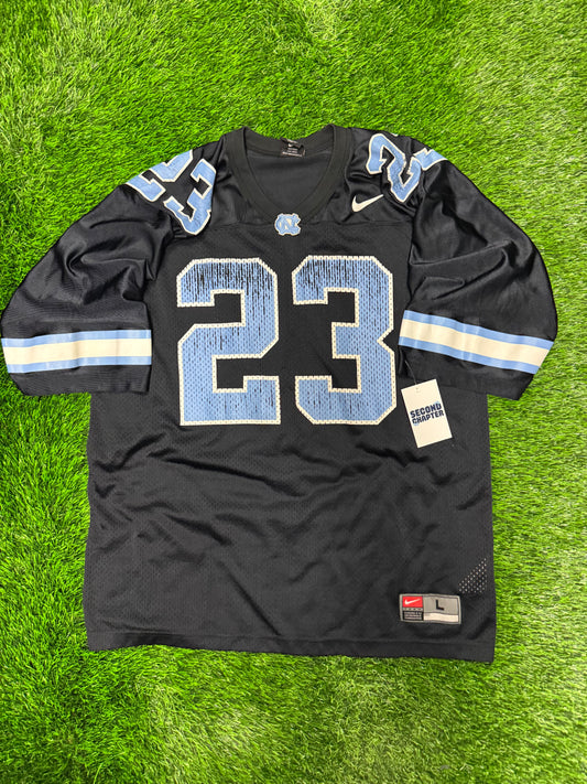 00s University of North Carolina (UNC) Vintage Nike Football Jersey (L)
