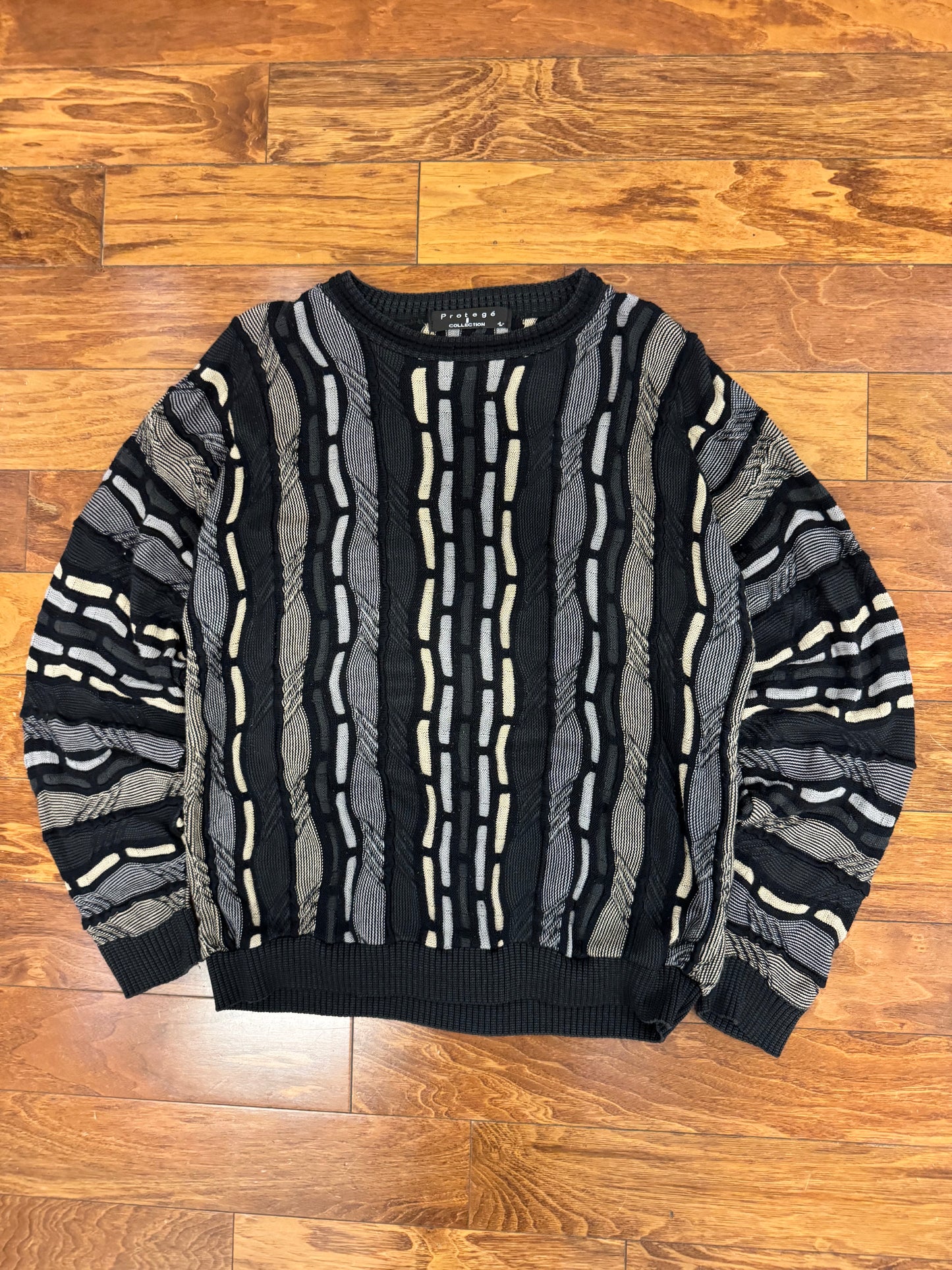 90s Protege 3D Knit Sweater (L)