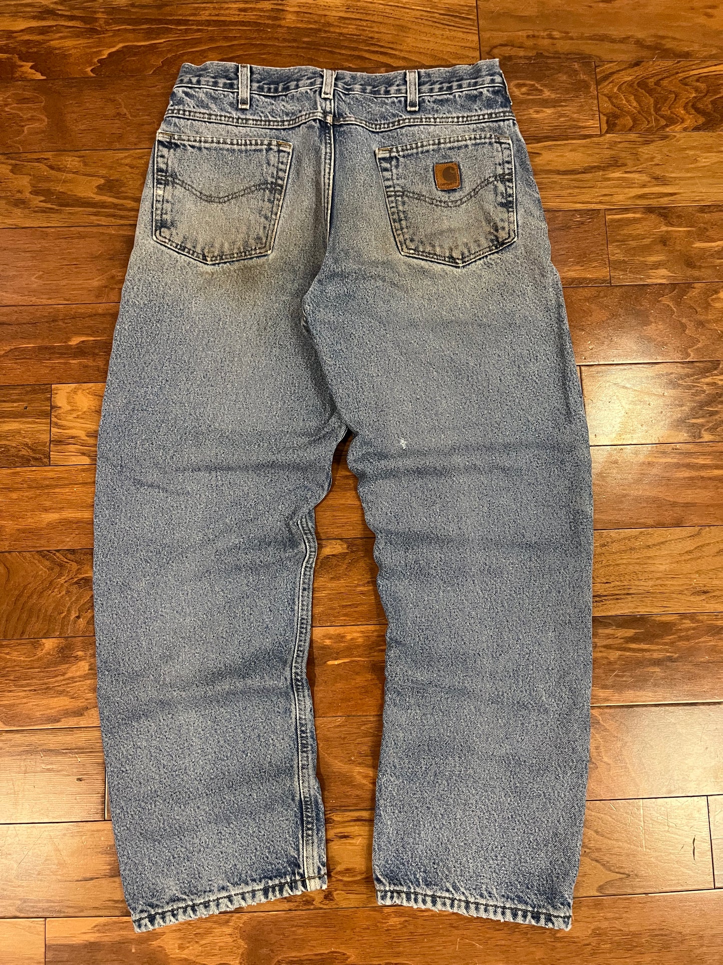 00s Carhartt Flannel Lined Jeans (34 x 32)
