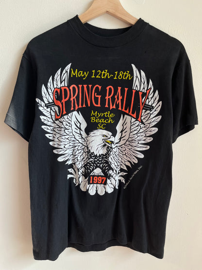 1997 Spring Rally Myrtle Beach Biker Tee (M)