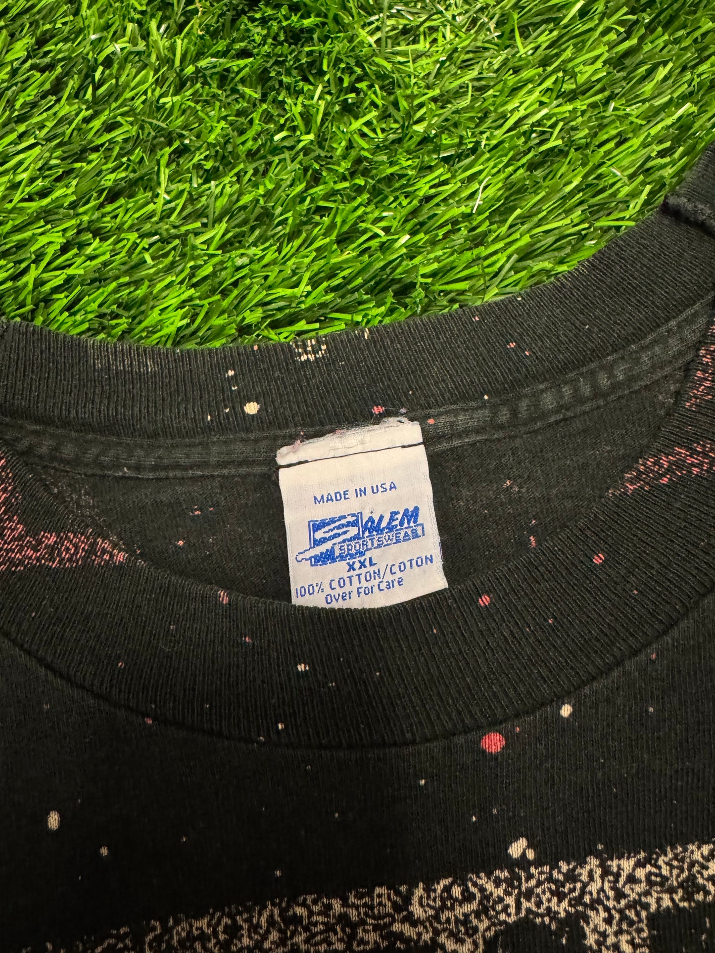 90s Chicago Bulls Salem All Over Print Vintage NBA Tee (XXL)