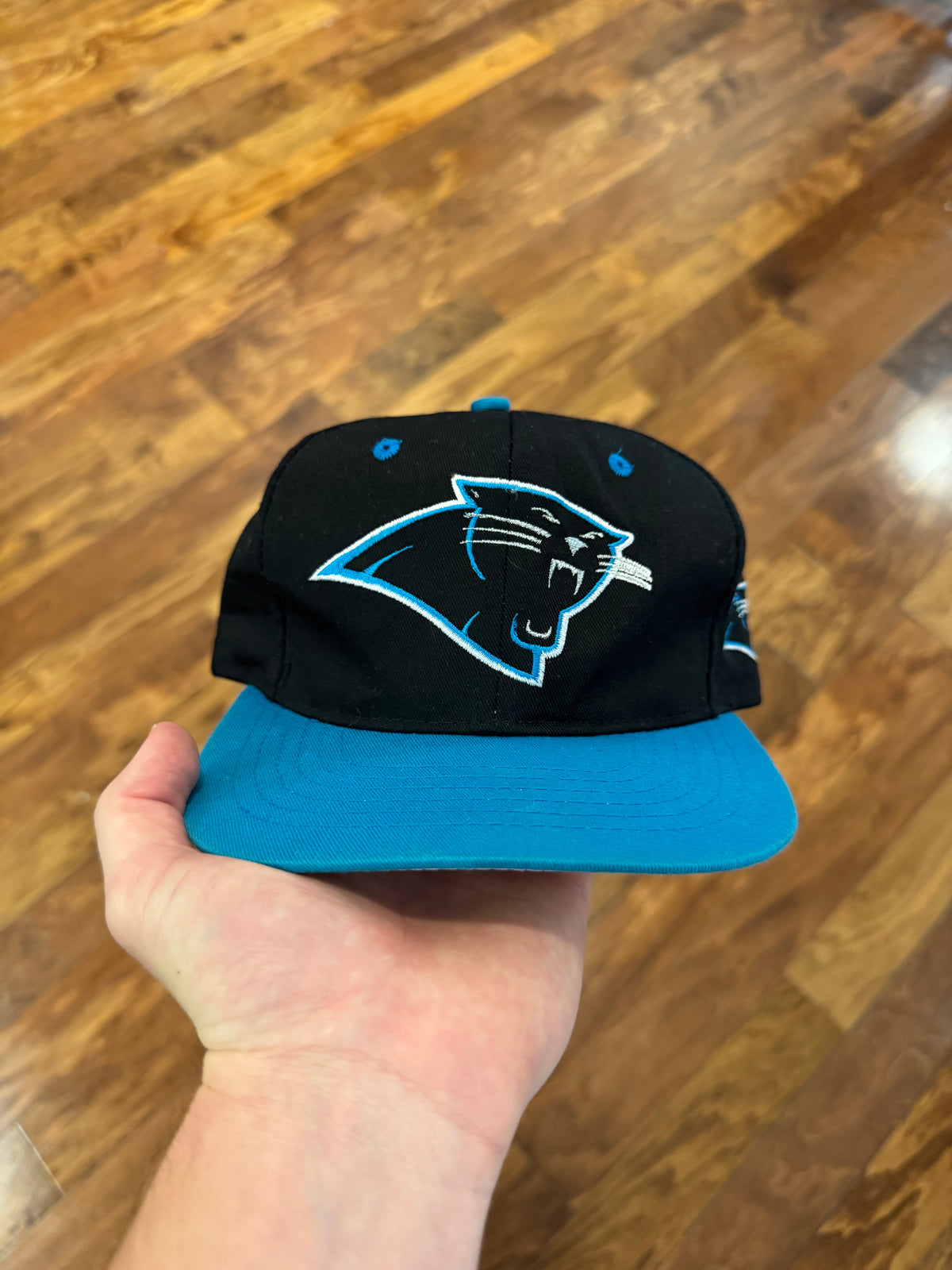 90s Carolina Panthers Team NFL Drew Pearson Hat (Youth Size)