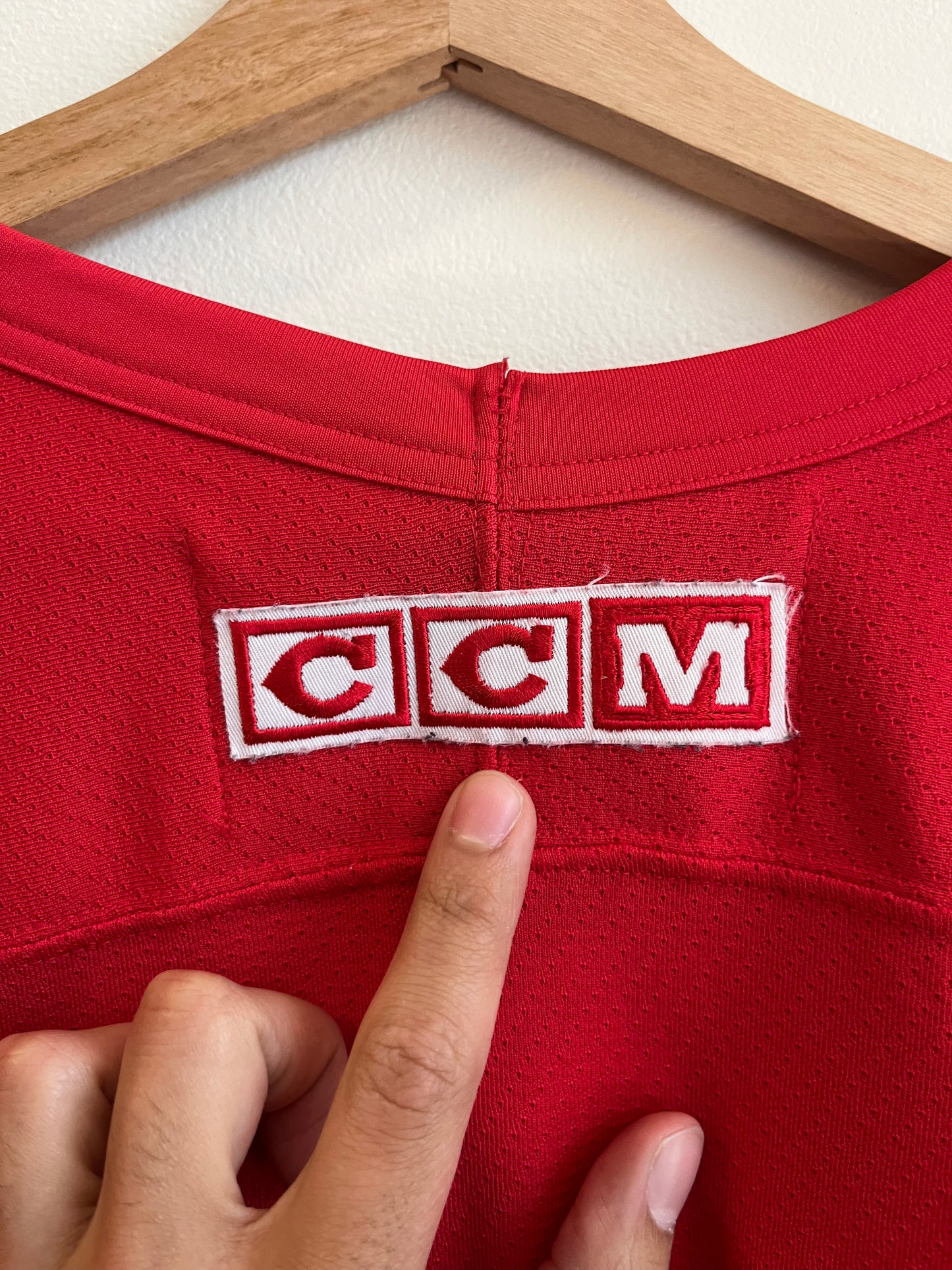 90s Detroit Red Wings CCM Hockey Jersey (XL)