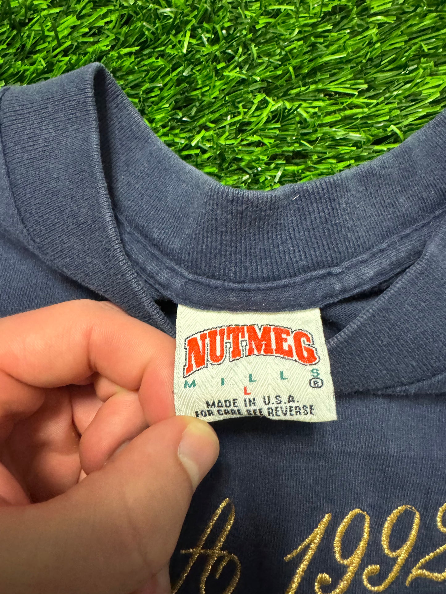 1992 USA Basketball Nutmeg Graphic Vintage Tee (L)