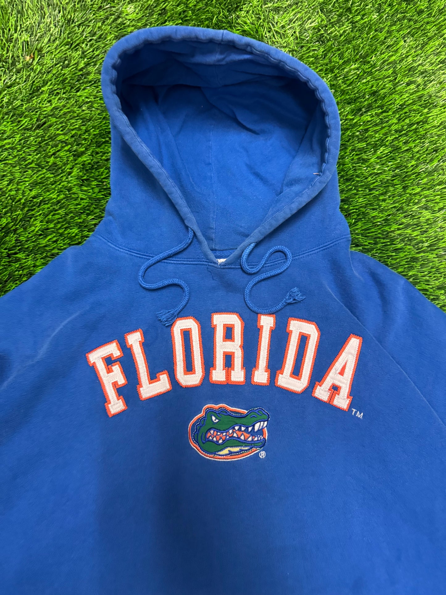 00s University of Florida (UF) Gators Spell Out Hoodie (XXL)