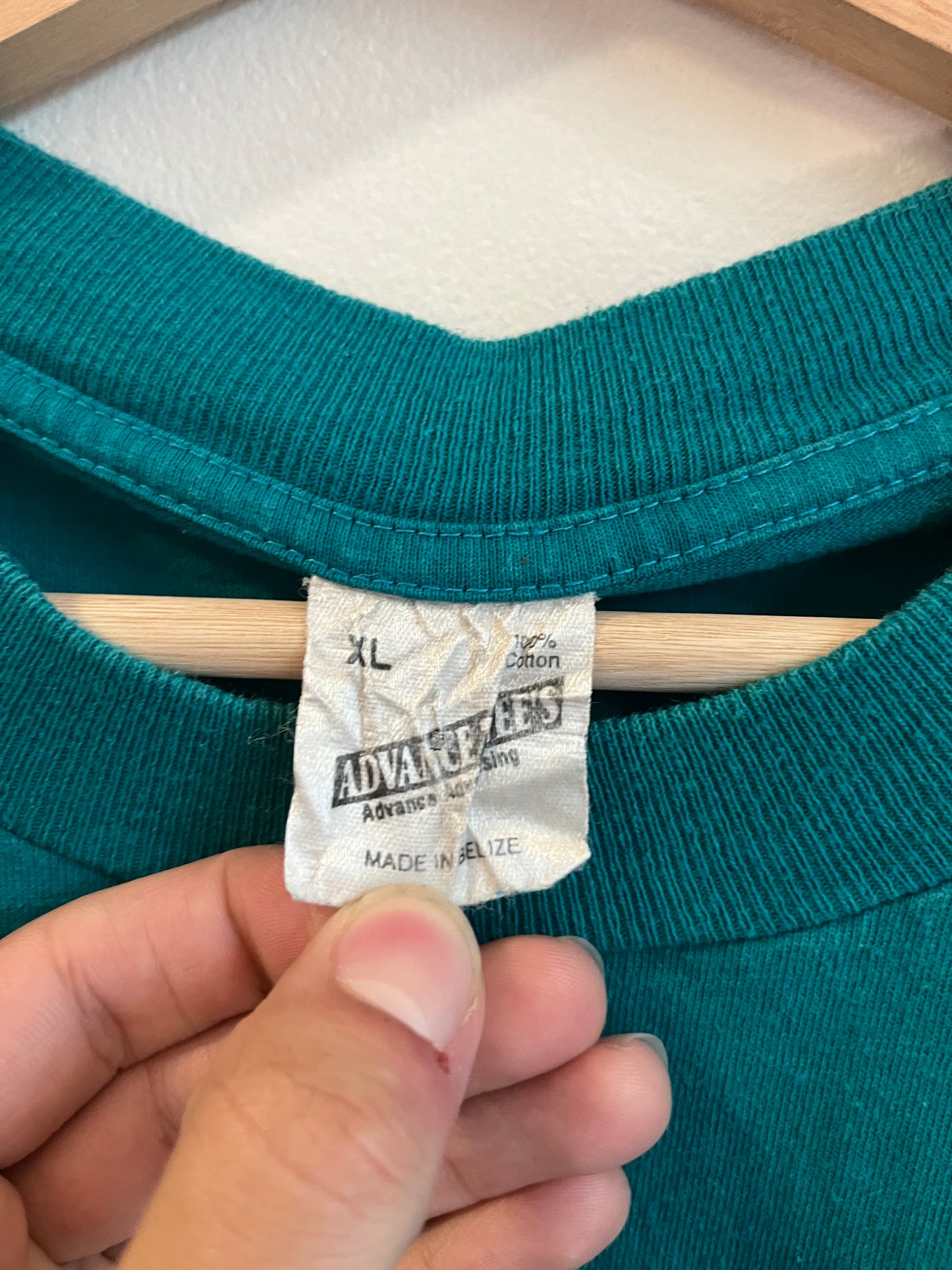 90s Belize Frogs Teal Tee (XL)