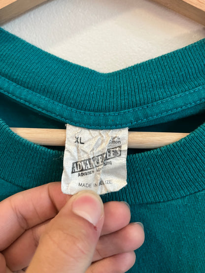 90s Belize Frogs Teal Tee (XL)