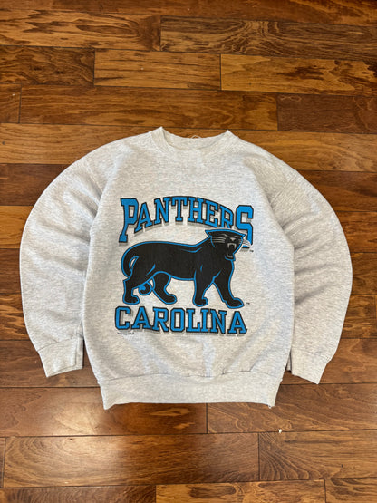 1993 Carolina Panthers Spell Out OG Cat Crewneck (M)