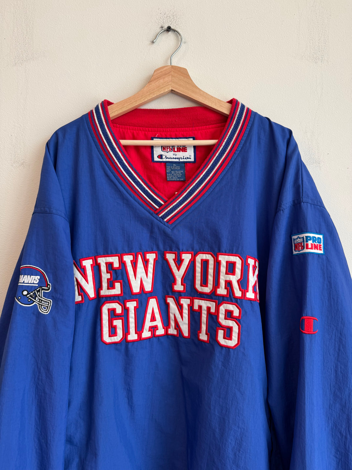 90s New York Giants Champion Windbreaker (XL)