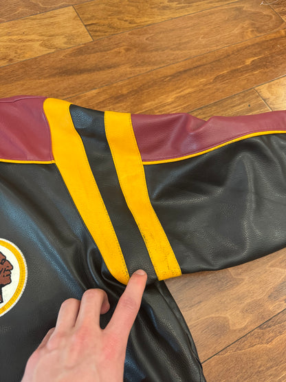 00s Washington Redskins NFL Leather Jacket (M)