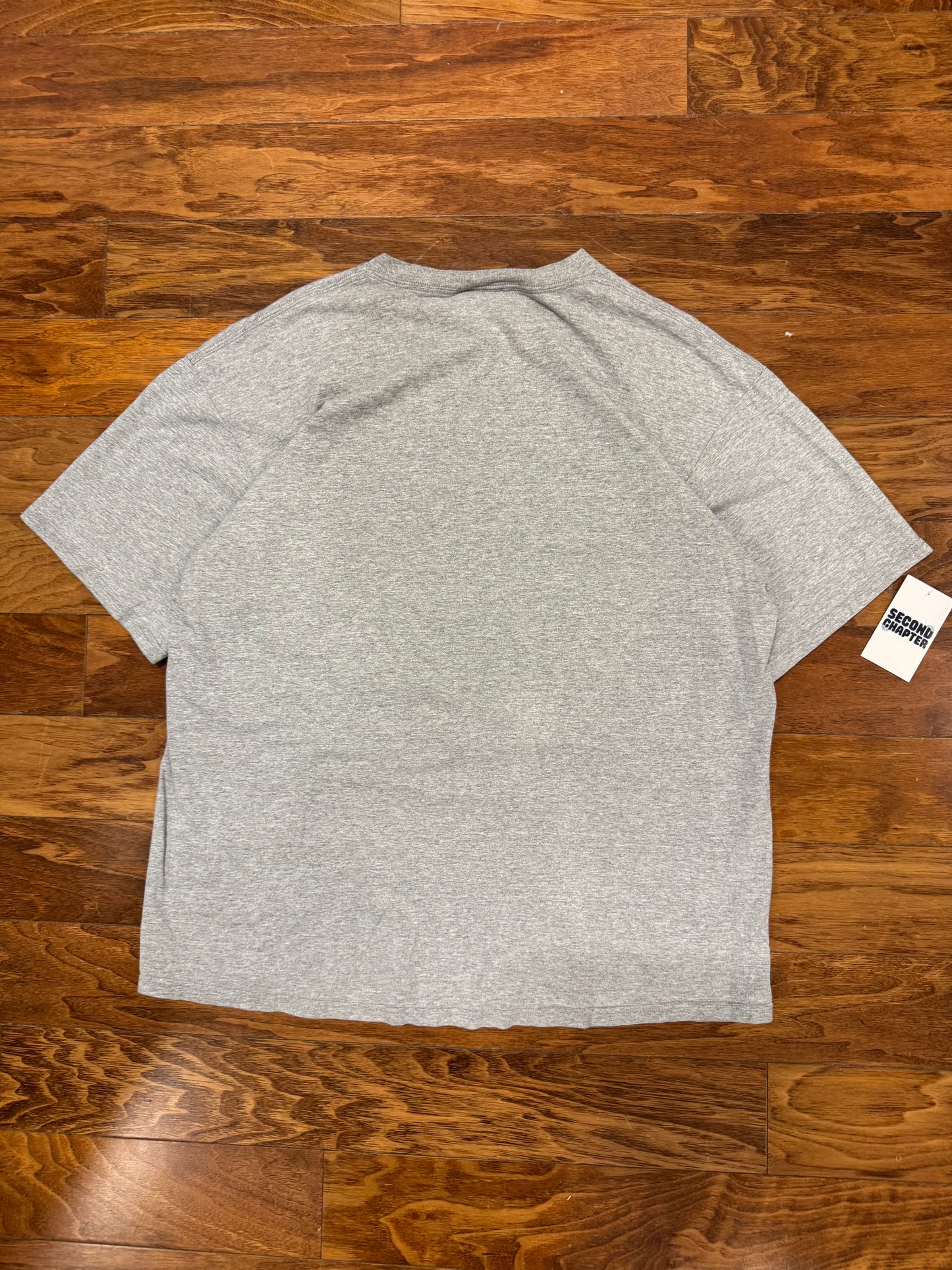 00s Carolina Panthers Gray Spell Out Tee (L)