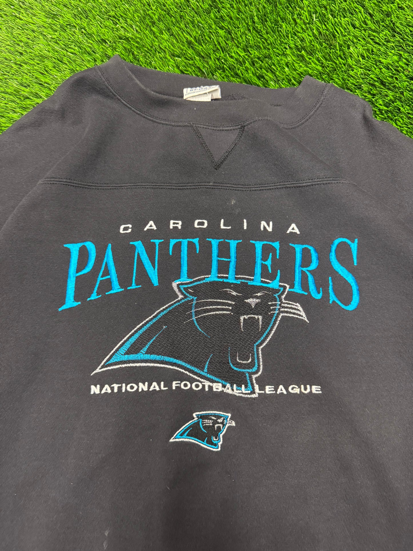 00s Carolina Panthers Embroidered Lee Crewneck (XL)