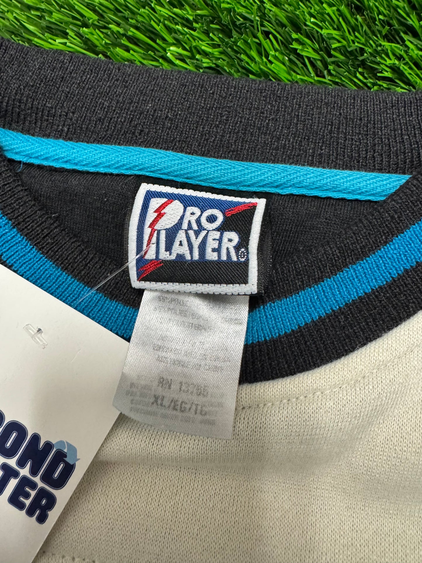 90s Panthers Pro Player Embroidered Boxy NFL Crewneck (XL)