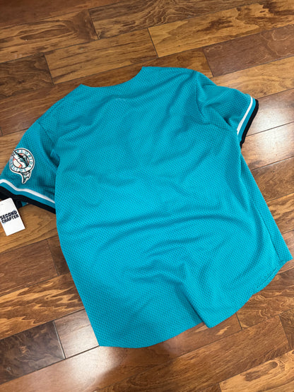 90s Florida Marlins Majestic Embroidered MLB Jersey (XL)