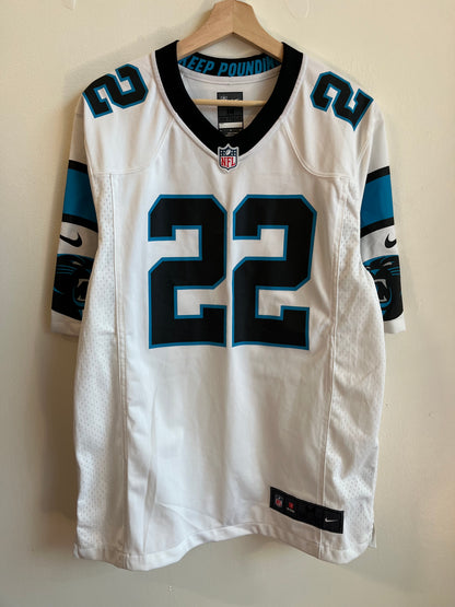 2022 Christian McCaffery Carolina Panthers Away Nike NFL Jersey (M)