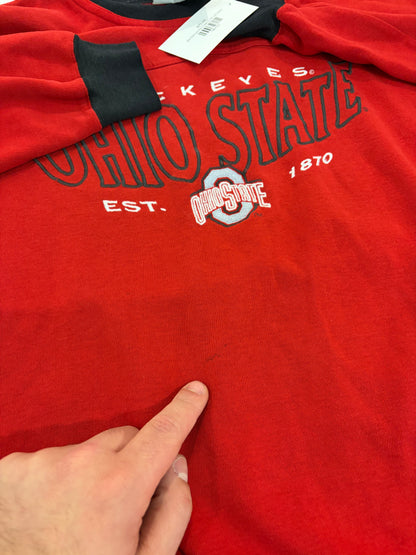 90s Ohio State University (OSU) Red Lee Crewneck (L)