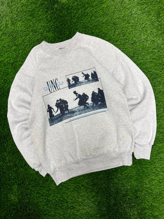 80s University of North Carolina UNC Football Vintage Crewneck (L)