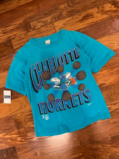90s Charlotte Hornets "Don't Bug Me" Breakthrough Tee (M)