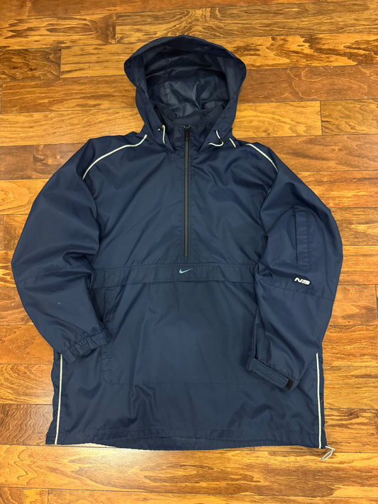 00s Nike Navy Parka Windbreaker (XL)