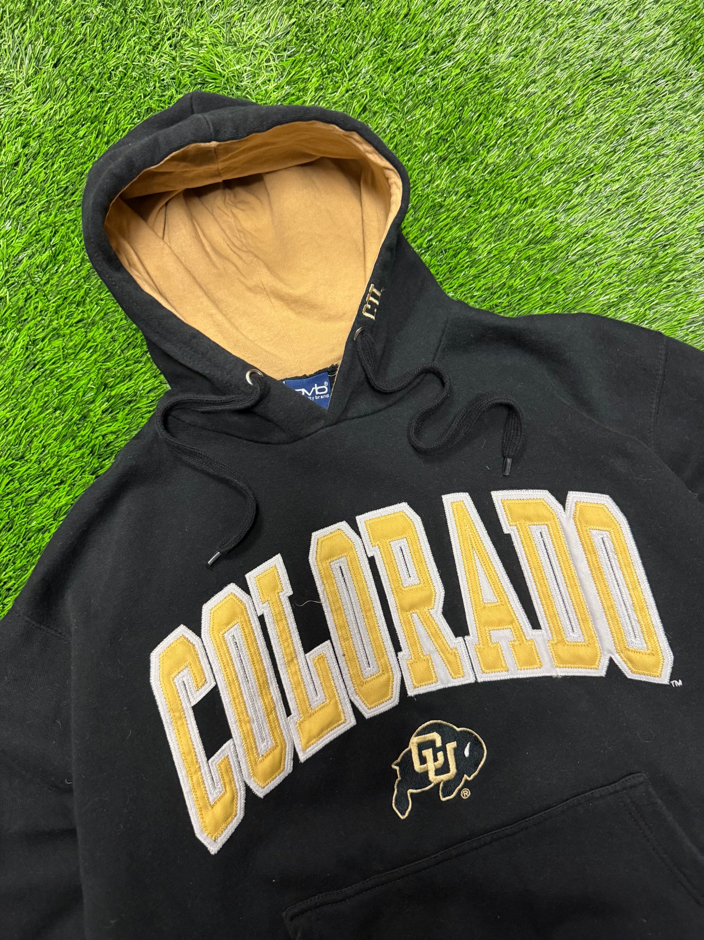 Y2K Colorado University Embroidered OVB Hoodie (S)