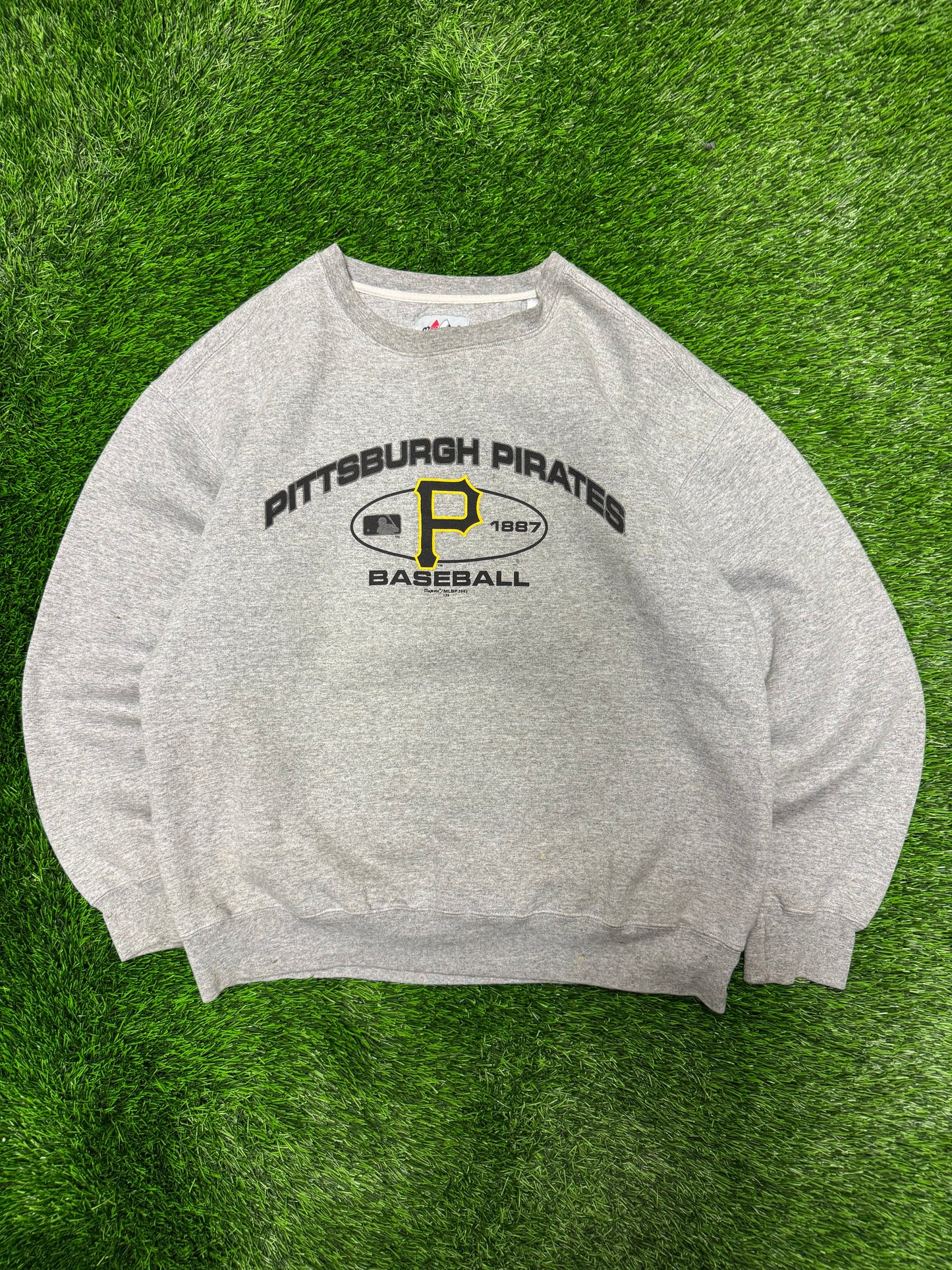 2001 Pittsburgh Pirates Vintage MLB Baseball Crewneck (XL)
