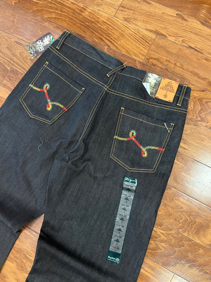 00s LRG Jeans Deadstock Embroidered Jeans (36x34)