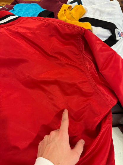 80s Oak Hill Academy Vintage Satin Jacket (L)