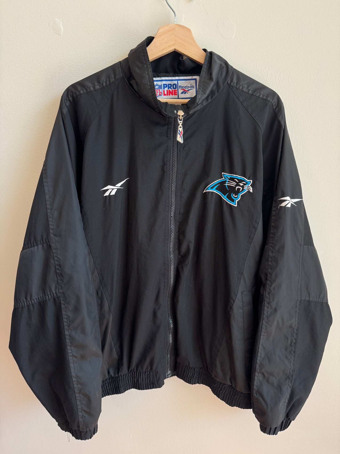 90s Carolina Panthers Reebok Pro Line Windbreaker (M)