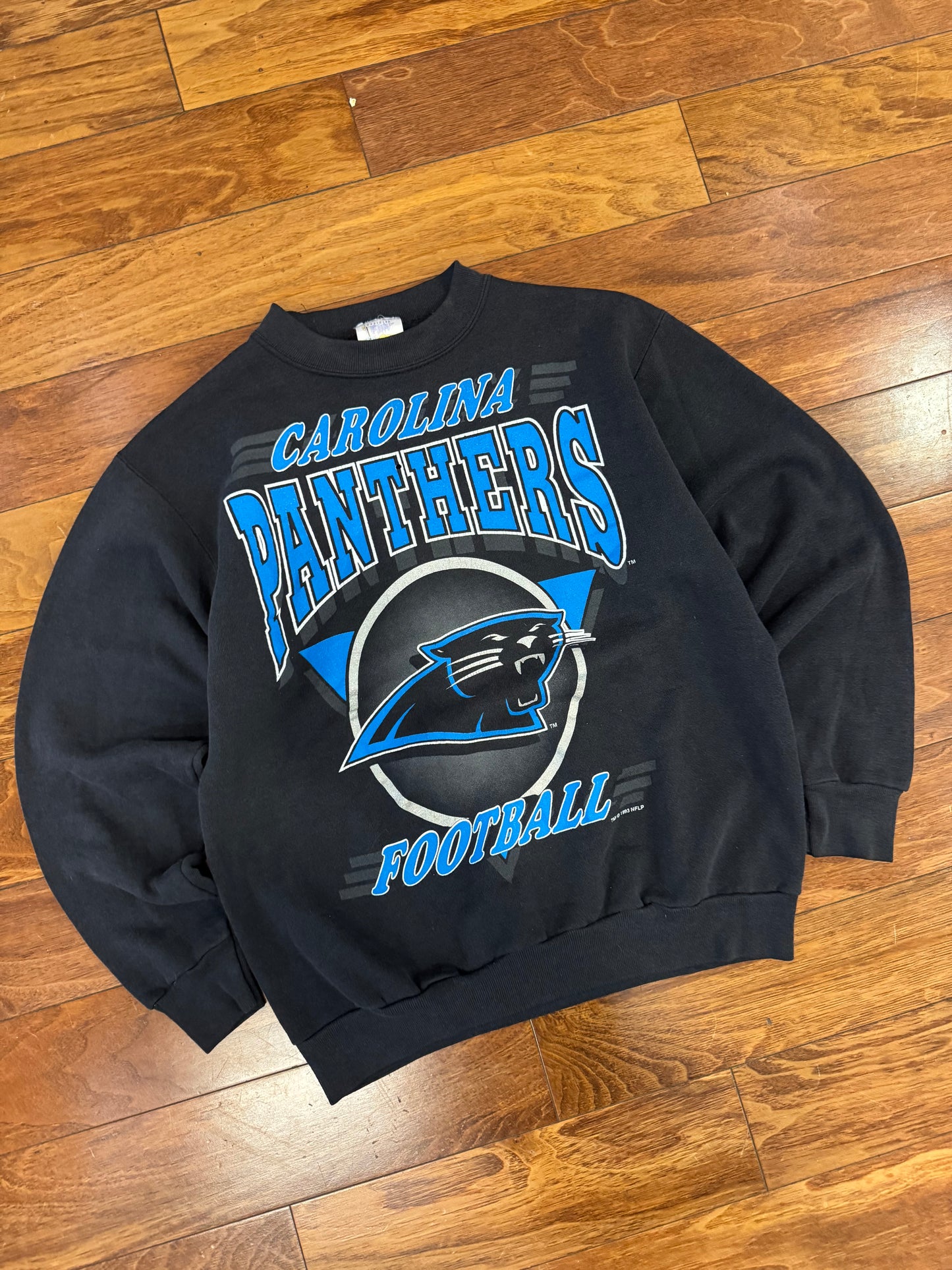 1993 Carolina Panthers Official Fan Big Graphic Crewneck (M)