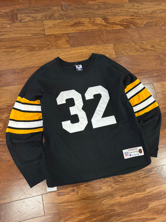 90s Pittsburgh Steelers Harris Throwback Long-Sleeve (L)