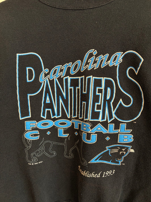 1993 Carolina Panthers Football Club Crewneck (M)