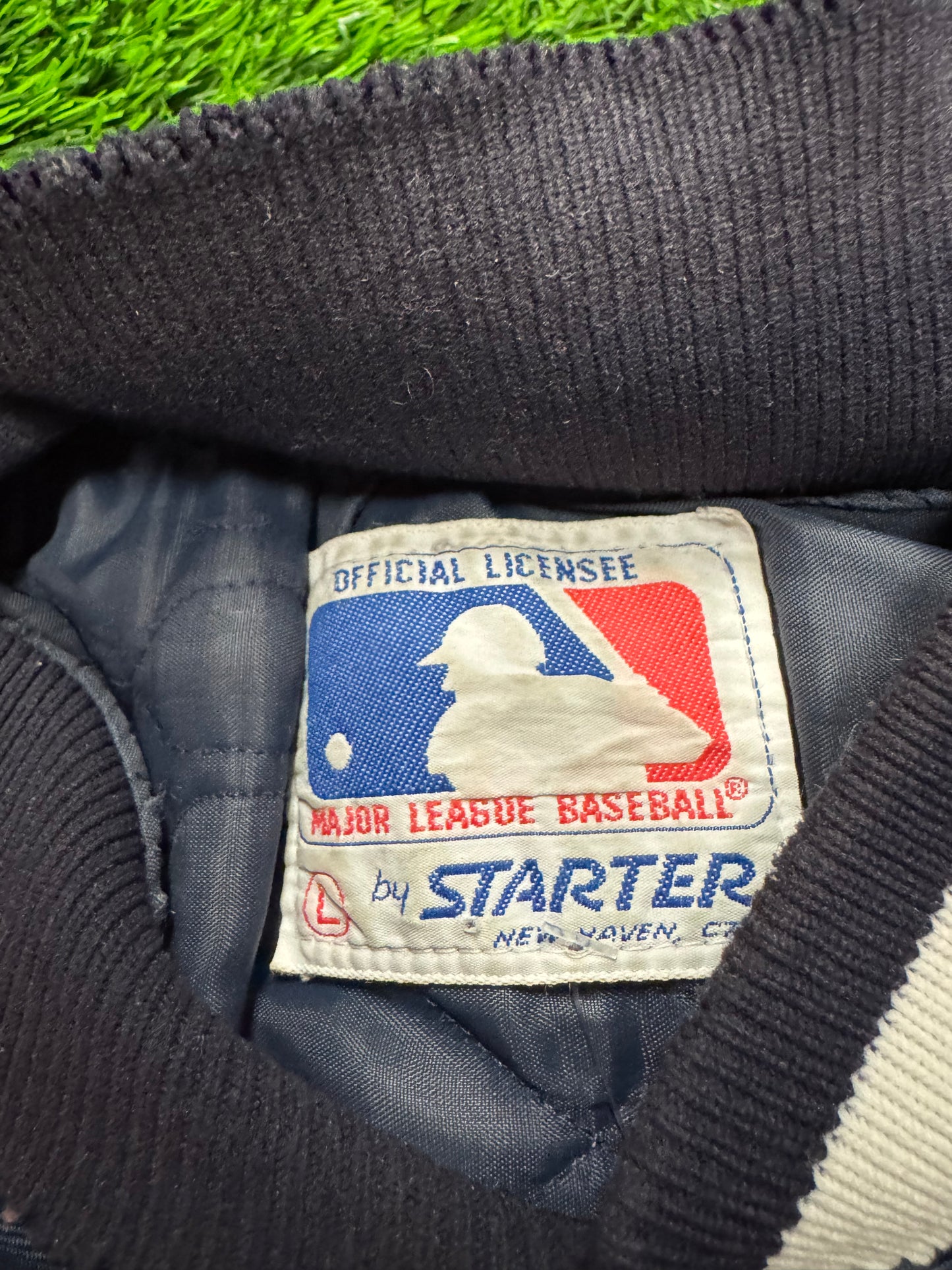 90s New York Yankees Starter Satin Jacket (L)