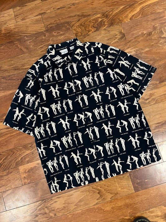 00s Playboy SS AOP Button Up Shirt (XL)