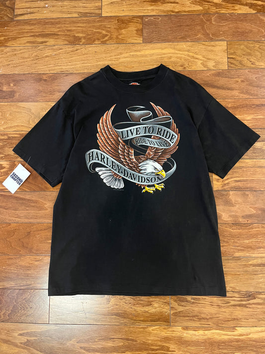 1992 Harley Davidson Michaels Santa Rose Graphic Tee (XL)