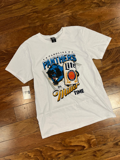 Carolina Panthers "Miller Time" Modern Tee (M)