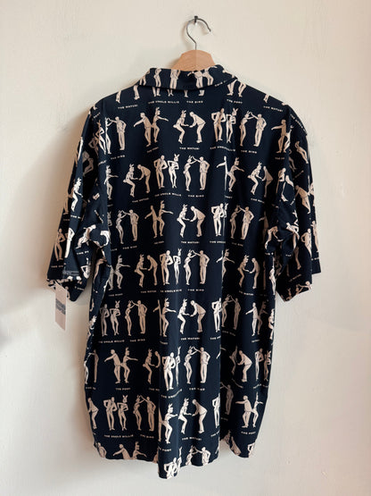 00s Playboy SS AOP Button Up Shirt (XL)