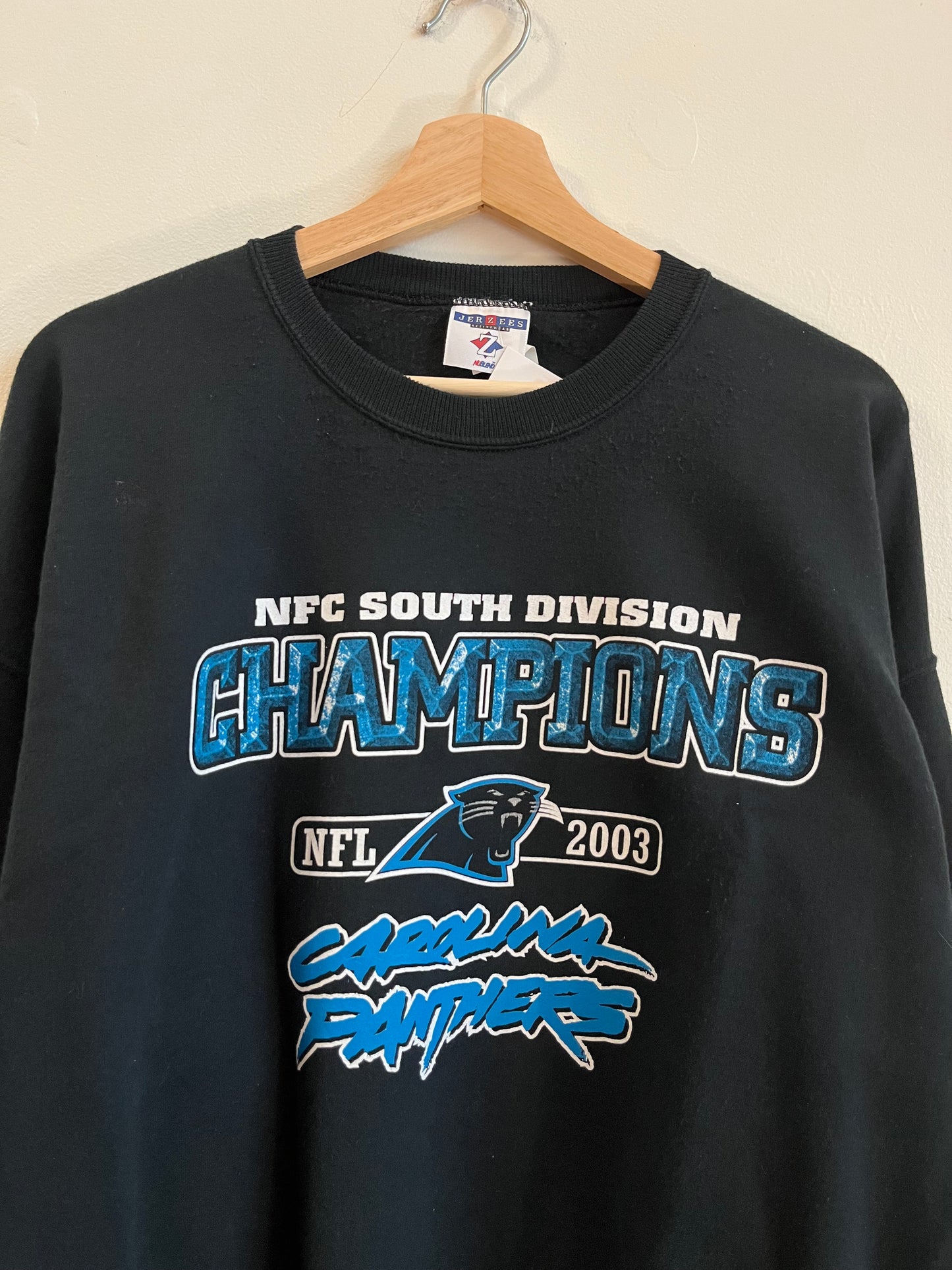 2003 Carolina Panthers South Division Champions Crewneck (XL)