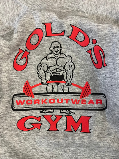 80s Gold's Gym Vintage Grey Crewneck (M)