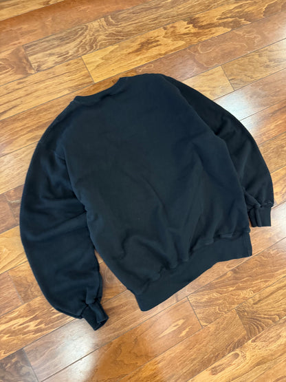 00s Champion Black Essential Crewneck (L)