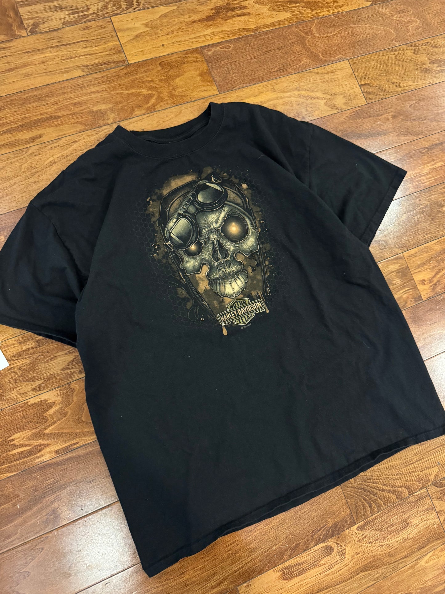 Harley Davidson Zombie Skull Graphic Tee (XL)