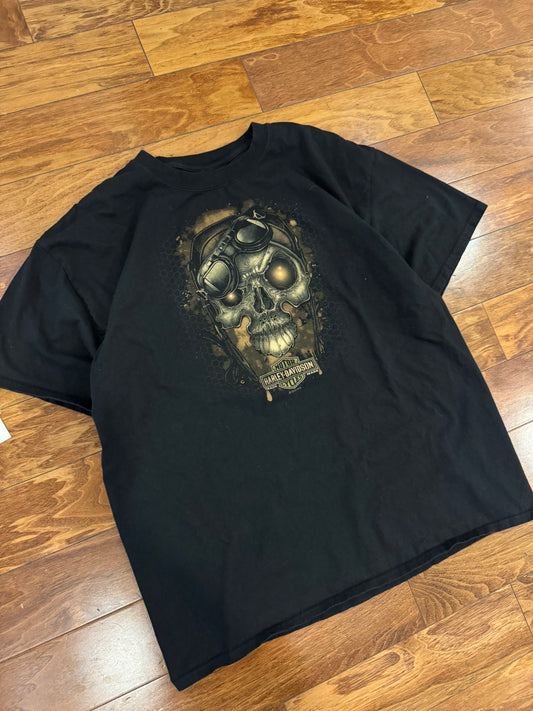 Harley Davidson Zombie Skull Graphic Tee (XL)