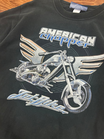 2004 American Chopper Jet Bike Vintage Faded Tee (S)